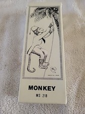 Vintage Tin Litho Monkey MS