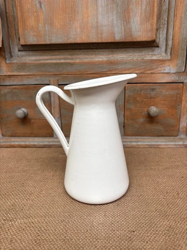 Enamel jug small vintage - enamel,