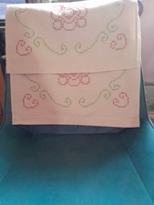 2 Vintage 1970's Beige Cotton