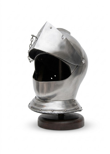 Medieval close helmet steel - medieval,