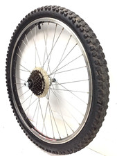 Schwinn 24" Rear Bicycle Wheel SS Spokes 7s FW and 2.10" Tire Mountain Bike #Y45