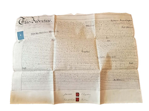 Victorian indenture document - indenture,