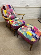 Ercol Armchair and Footstool
