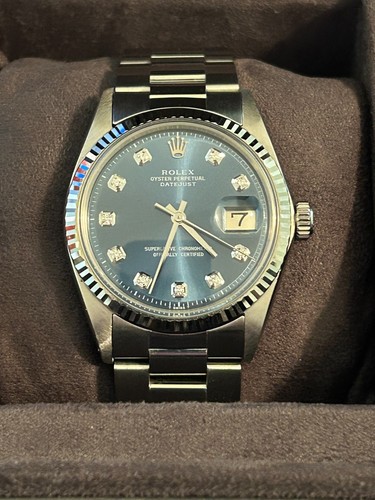 Rolex datejust 18k white gold - datejust,
