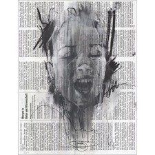 DENNING Guy - Original Enhanced Screen Print "Editions Die Markte, HC19/20" 65x