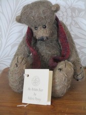 Ted 11" Teddy Bear By Val Penny Of Penny Bears Lancaster Limited Edition 1 of 2