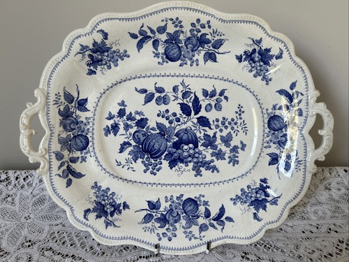 Antique ironstone transferware - antique,