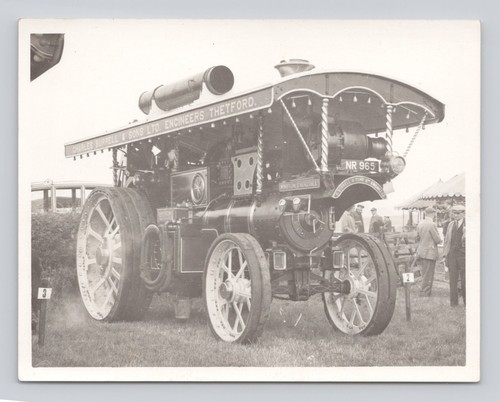 Old photo traction engine - old,