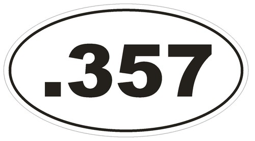 357 magnum oval - magnum,