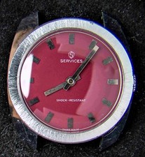 Services Red Dial Men's