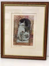 Framed Print of Burmese Cats signed Arthur Watson