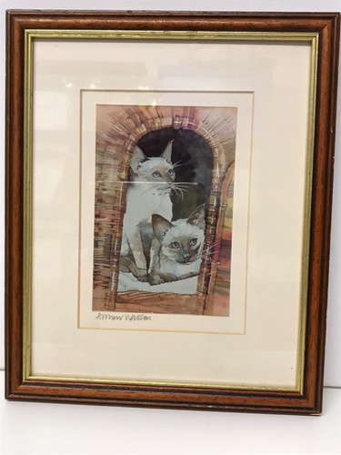 Framed print burmese - of,