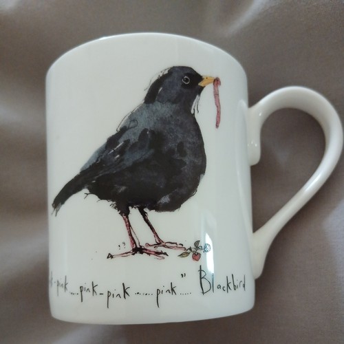Blackbird mug with egg call - blackbird,