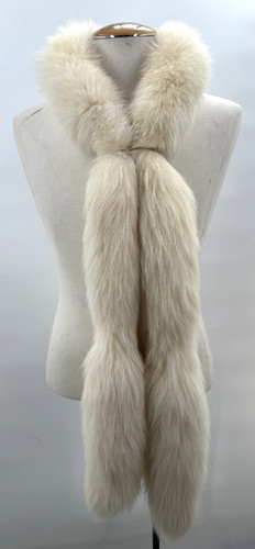 Vintage arctic fox genuine fur - vintage,