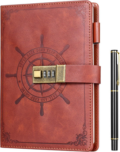 Lockable diary with pen - lockable,
