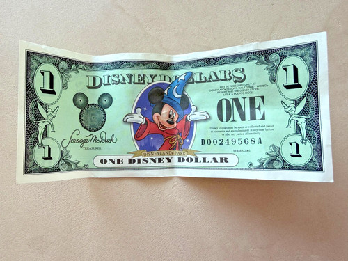 Disney dollar 2001 series - x,