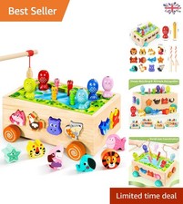 Wooden Montessori Fishing Game