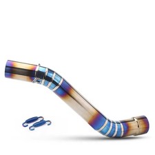 Blue Titanium Exhaust Mid Link