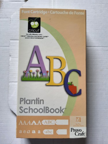 Cricut plantin school - plantin, book