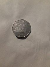 2009 Gibraltar 50p Coin