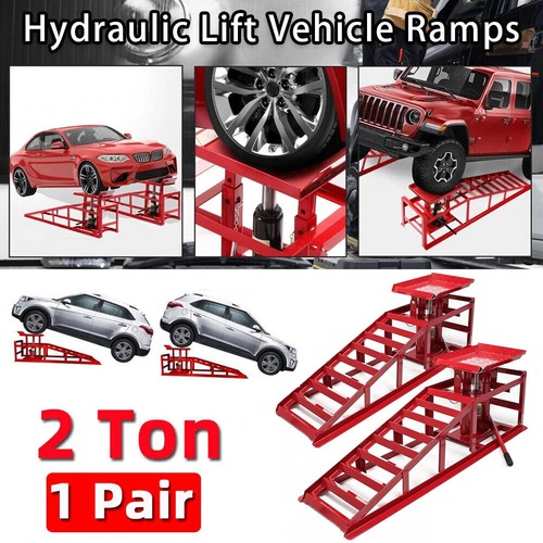 Ton hydraulic car ramps 2 - ton,