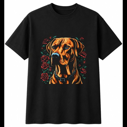 Airbrush rhodesian ridgeback - airbrush,