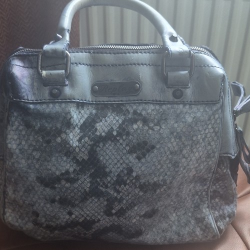 Replay grey black snake print - replay,
