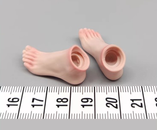 1pair female soldier - 1pair, white