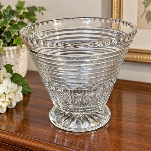Vintage cut glass - cut, pedestal