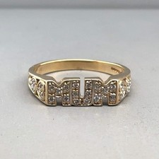 9ct Yellow Gold Cubic Zirconia