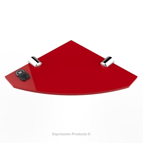 Acrylic corner safety shelf - acrylic,