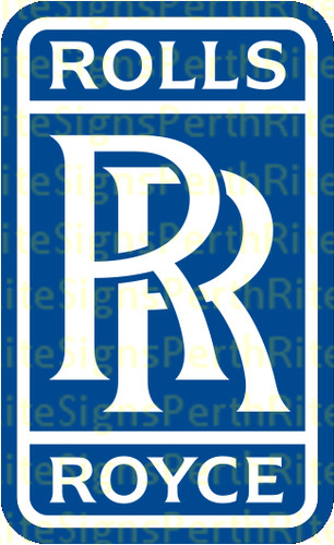 Rolls royce sticker - royce, 80mm