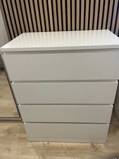 IKEA MALM 3 Drawer Chest White