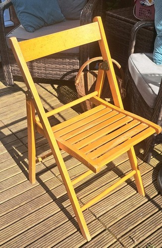 Designer folding chair 60s - designer,