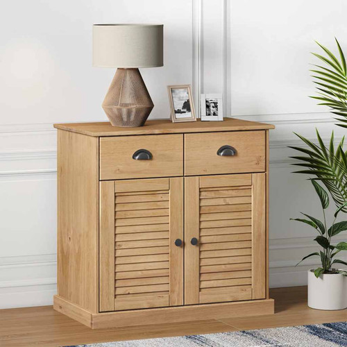 Sideboard solid pine wood - sideboard,