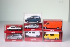 JOB LOT OF SEVEN HERPA & RM 1:87 CAR & VAN MODELS