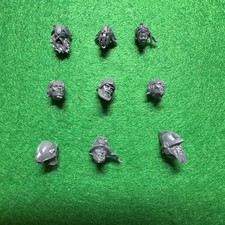 Warhammer The Empire Mix Of Bits Head Upgrade Parts x9 Heads Games Workshop 🟢