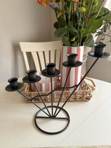 Vintage black wrought iron - black, wrought-iron