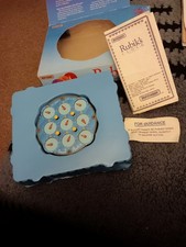 Rubik's Clock Puzzle By Matchbox 1988 With Original Box And Instructions