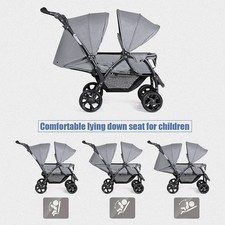 twin baby stroller / double