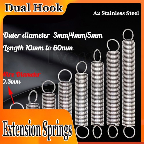 Extension springs stainless - springs,