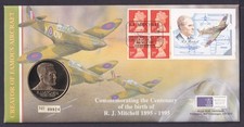 Coin stamps cover - gb, 1995