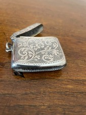 Antique Silver Vesta Case from