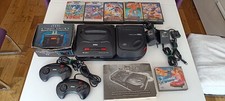 Sega Mega CD 2 & Megadrive 2 Console  + Master System II Converter + Sonic Games