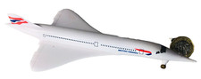 Toy Car Plane British Airways Concorde ra