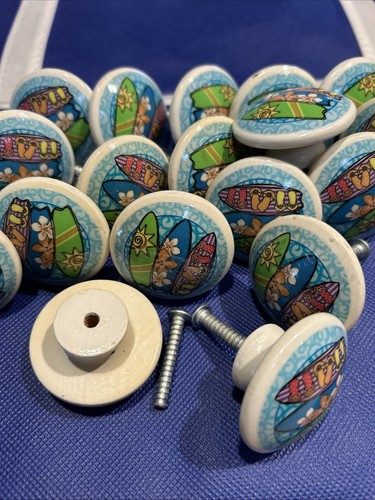 Surfboard cabinet knobs - surfboard,