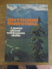Vintage 1972 OUTDOOR SURVIVAL Board Game by Avalon Hill  COMPLETE