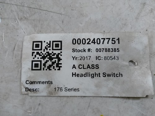 Mercedes class headlamp - mercedes, a