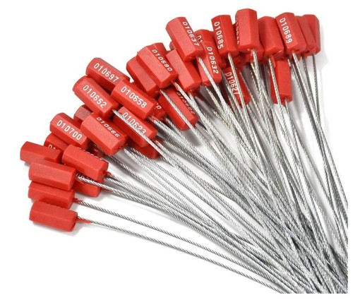 Security cable seals red - cable,