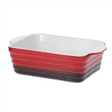 Small Red Ombre Stoneware